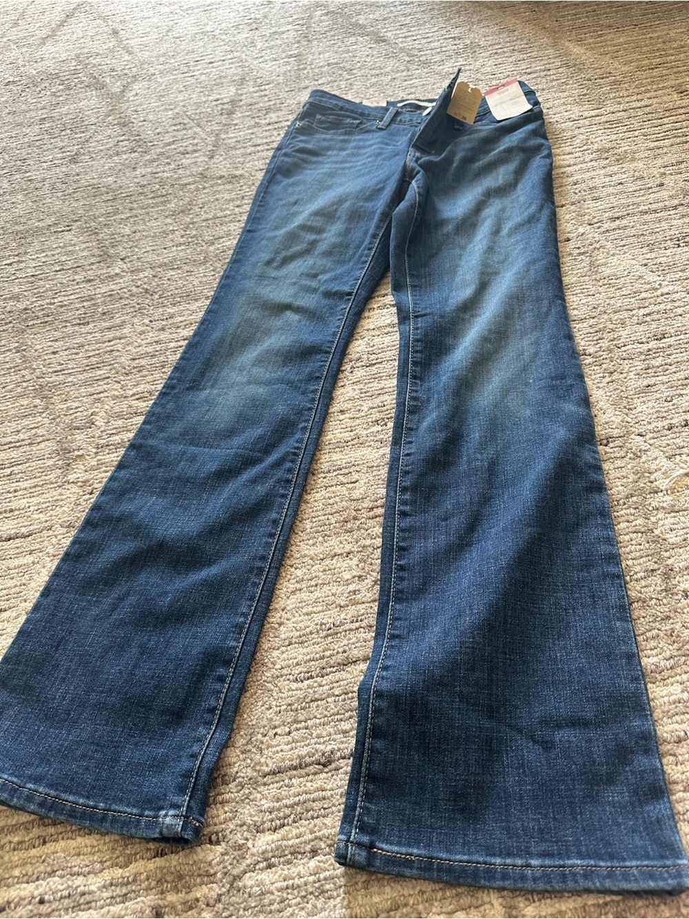 Levi's Women's Dark Blue Flared Jeans